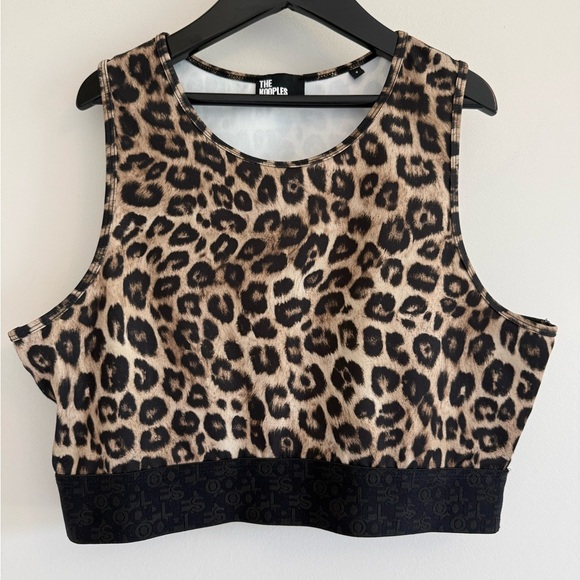 The Kooples Leopard Crop Tank Top - Picture 3 of 6